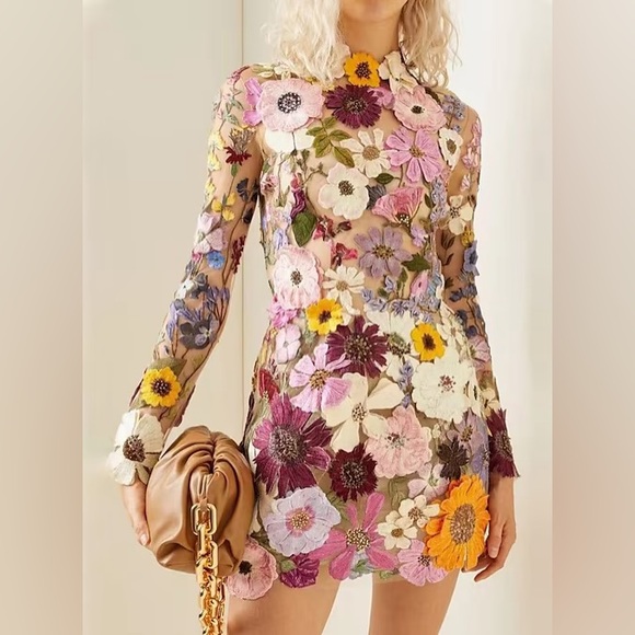 Taylor Swift inspired flower dress - Folklore - Picture 2 of 6
